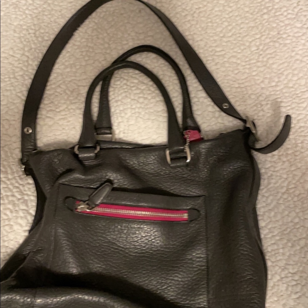Beautiful grey Coach handbag. Very clean.